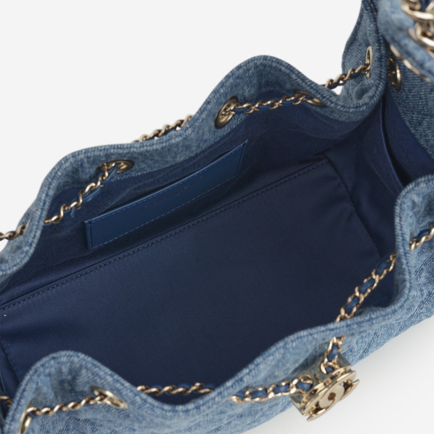 Chanel Small 25 Hobo - Denim Polished | Champagne Gold Hardware
