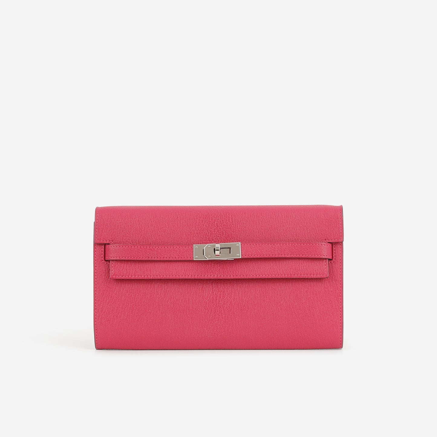 Hermès Kelly To Go Wallet - Rose Mexico Chevre | Palladium Hardware