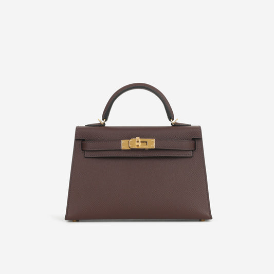 Hermès Mini Kelly 20 - Rouge Sellier Epsom | Gold Hardware