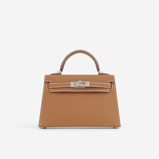Hermès Mini Kelly - Gold Epsom | Palladium Hardware