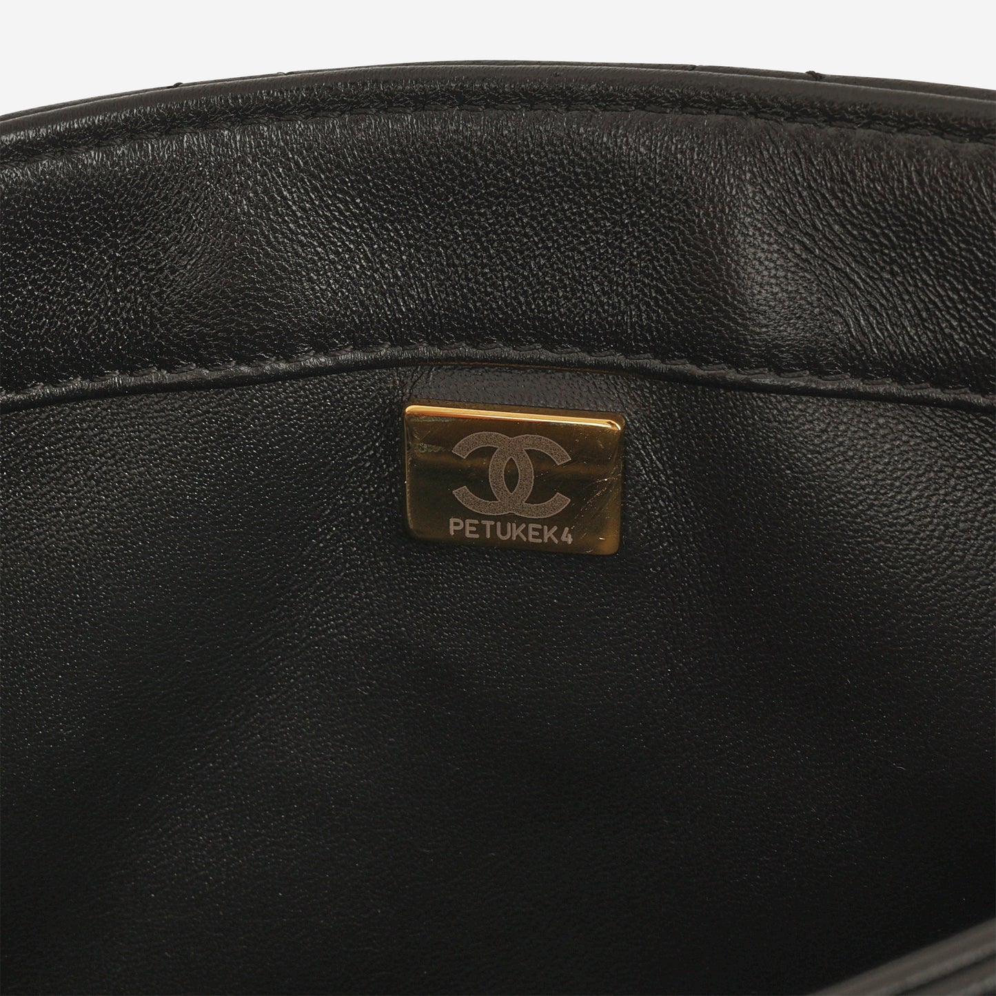 Chanel Small Trendy CC Flap Bag - Black Lambskin with Strass CC | Champagne Gold Hardware