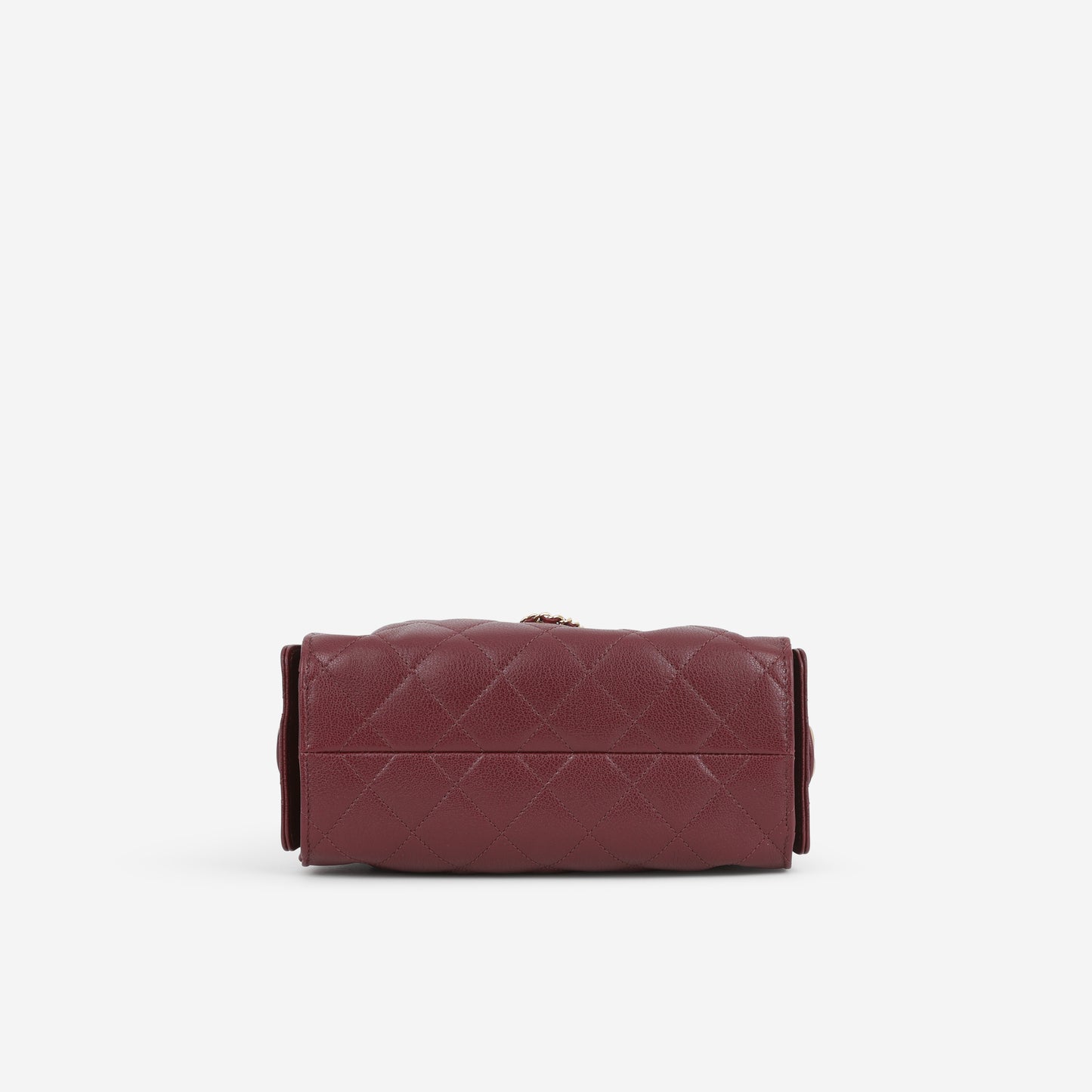 Chanel Mini 25 Hobo - Burgundy Calfskin | Gold Hardware
