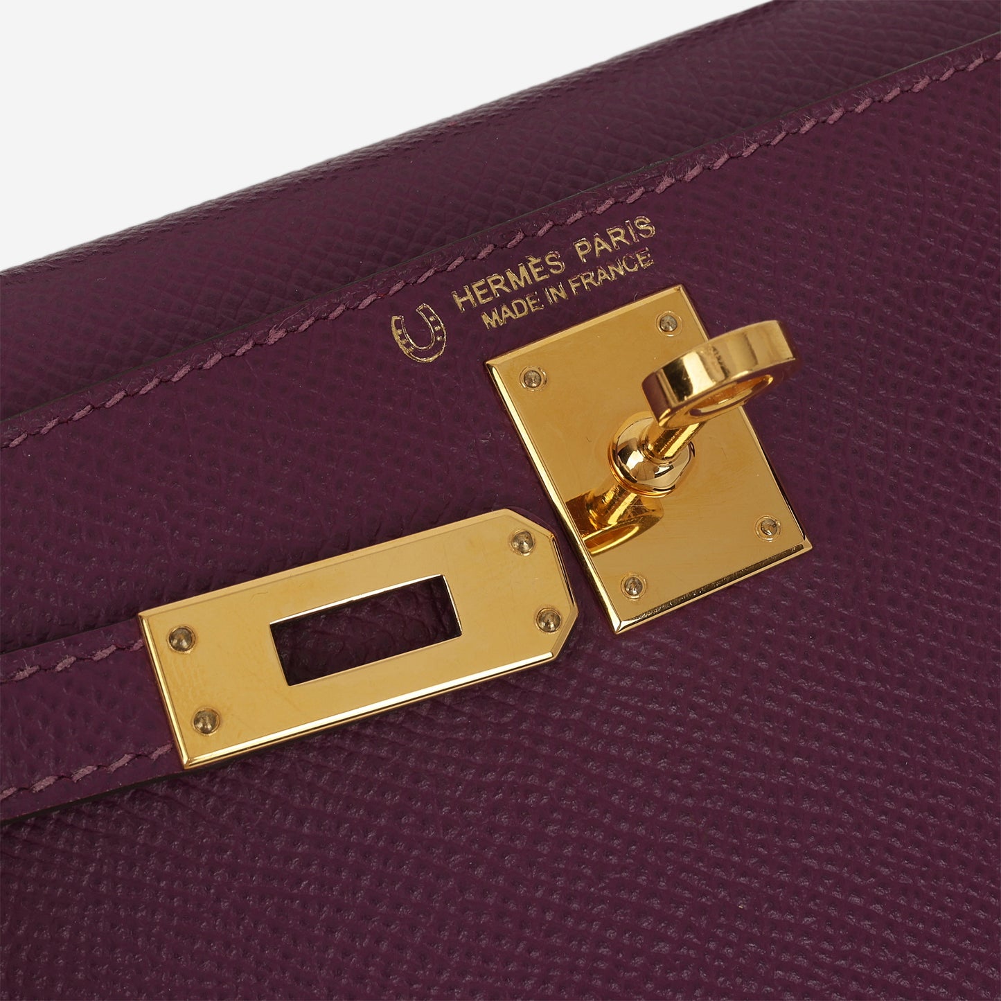 Hermès HSS Mini Kelly 20 - Anemone Epsom / Rose Mexico Interior | Gold Hardware