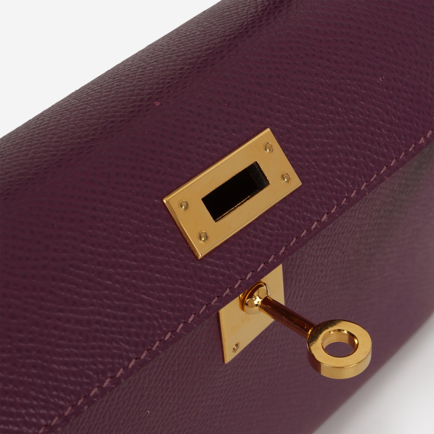 Hermès HSS Mini Kelly 20 - Anemone Epsom / Rose Mexico Interior | Gold Hardware