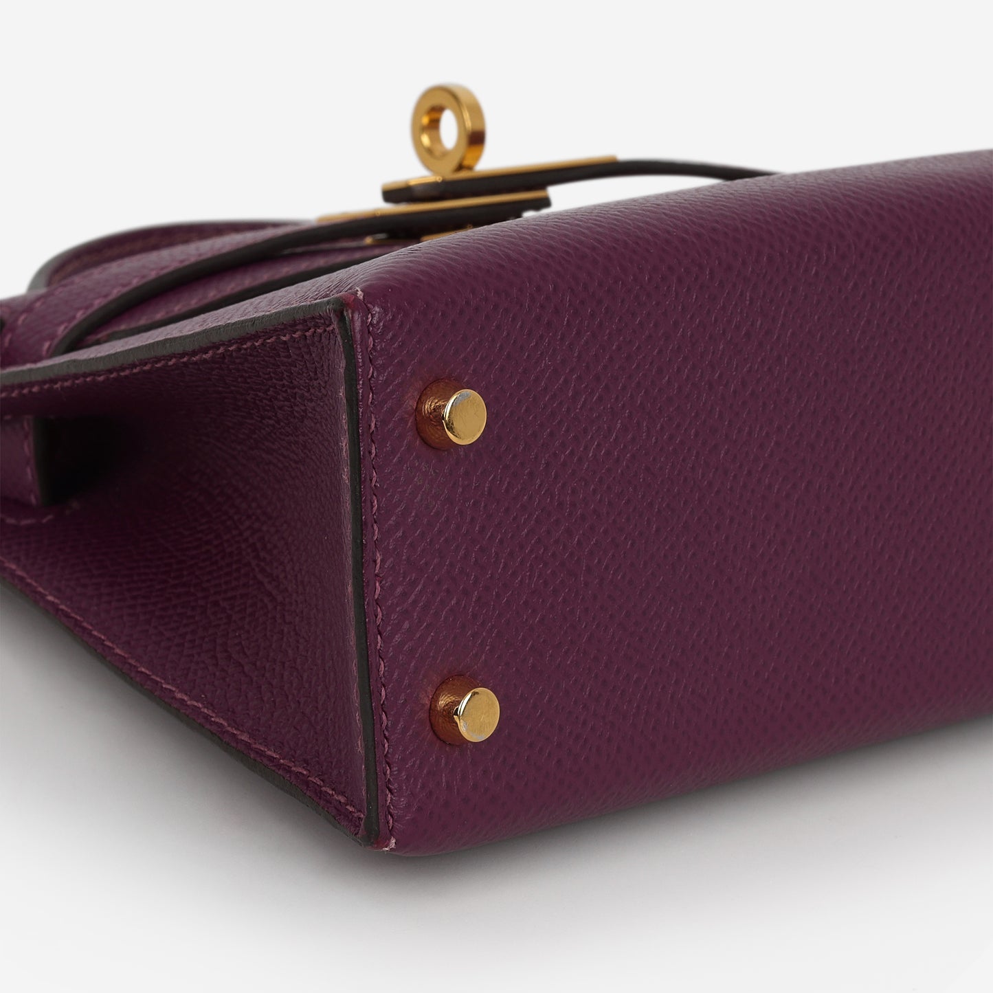 Hermès HSS Mini Kelly 20 - Anemone Epsom / Rose Mexico Interior | Gold Hardware