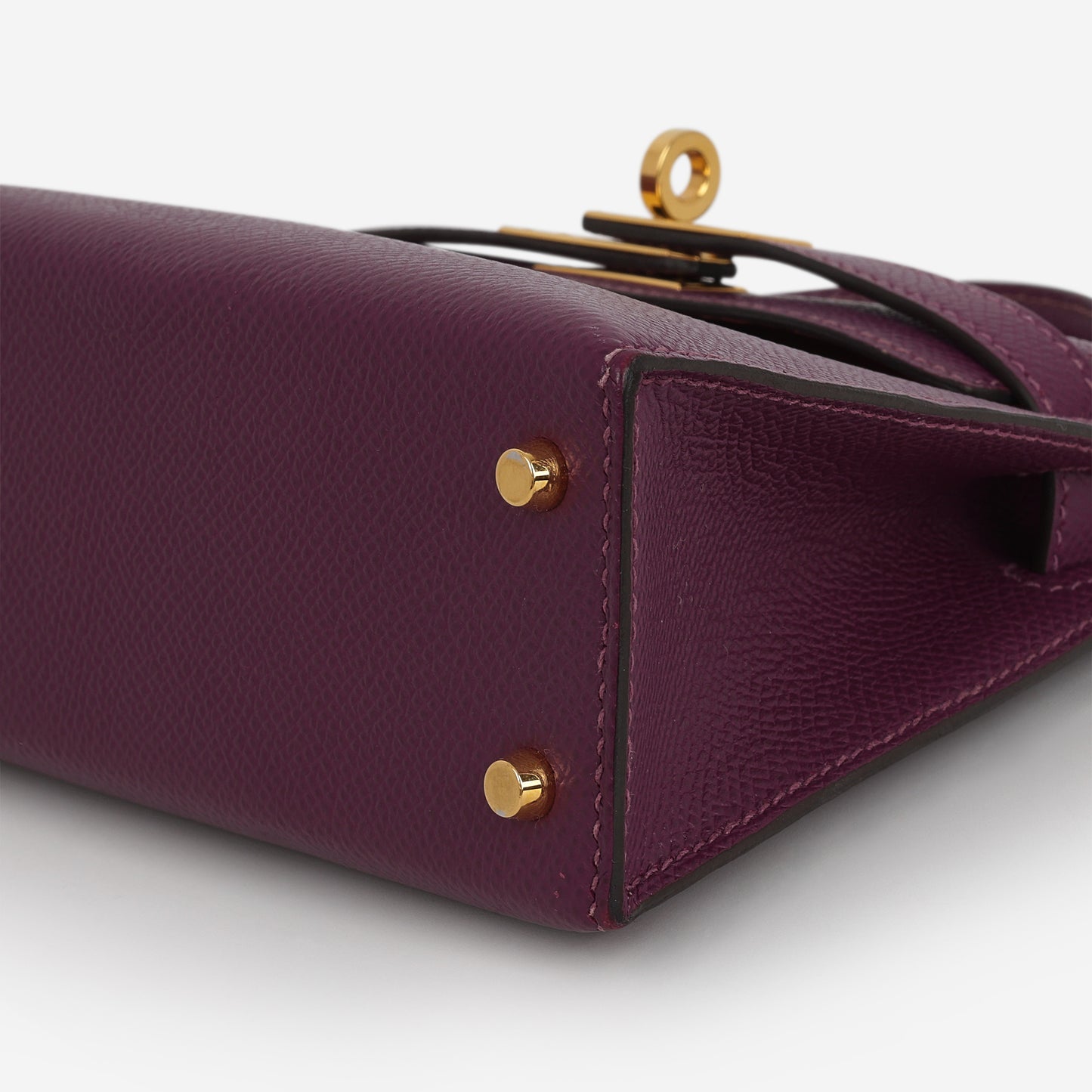 Hermès HSS Mini Kelly 20 - Anemone Epsom / Rose Mexico Interior | Gold Hardware