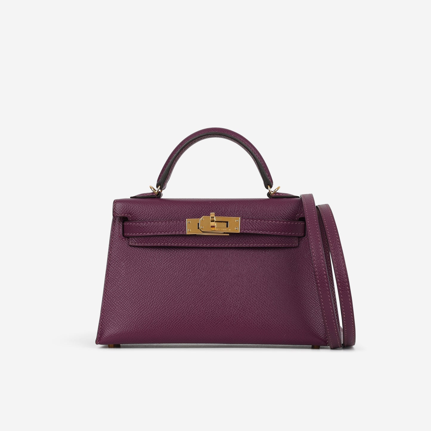 Hermès HSS Mini Kelly 20 - Anemone Epsom / Rose Mexico Interior | Gold Hardware