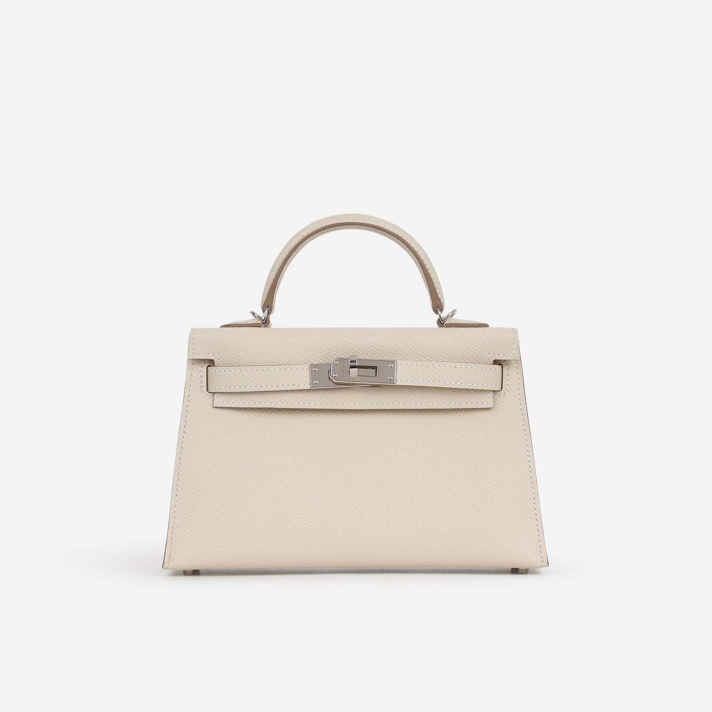 Hermès Mini Kelly 20 - Craie Epsom | Palladium Hardware