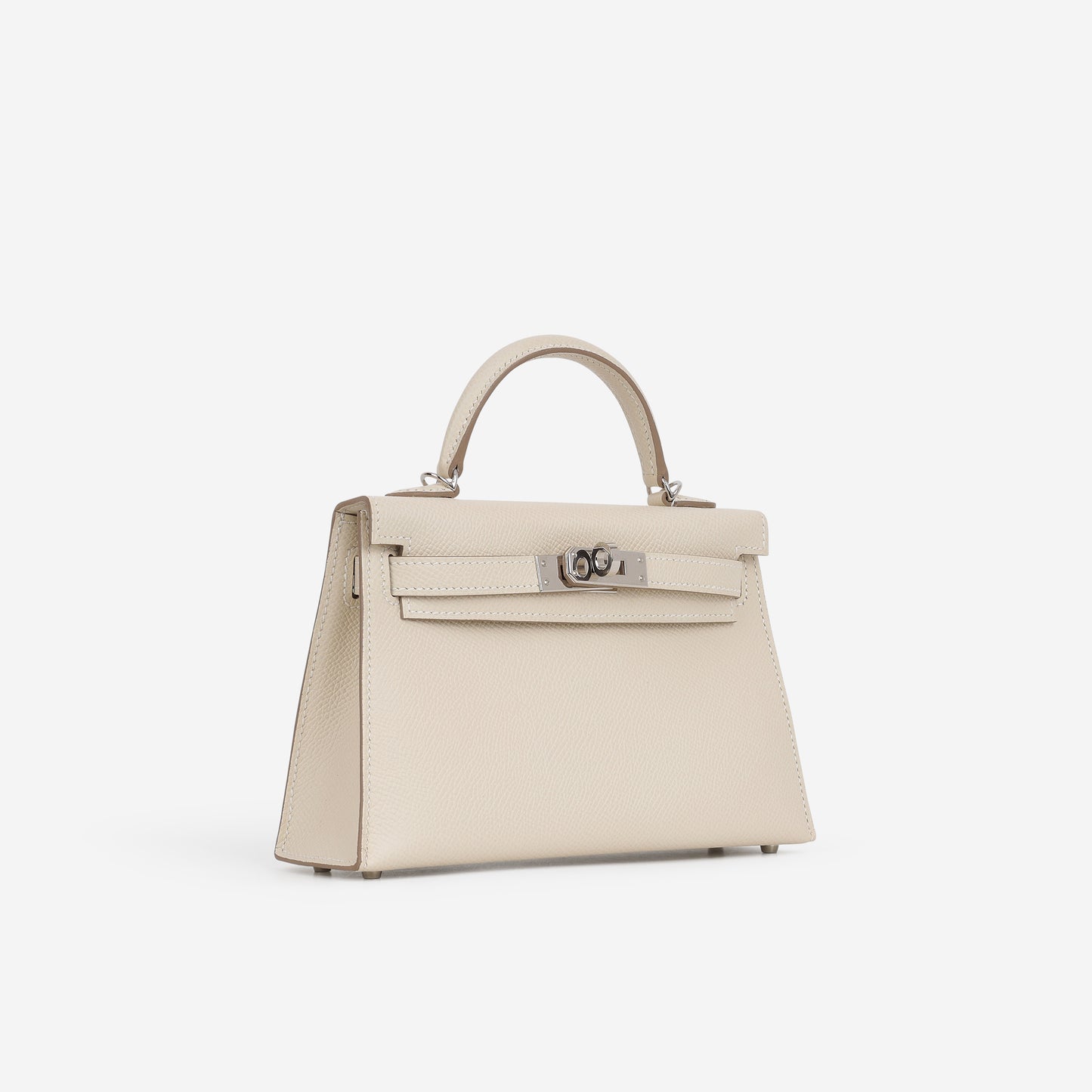 Hermès Mini Kelly 20 - Craie Epsom | Palladium Hardware