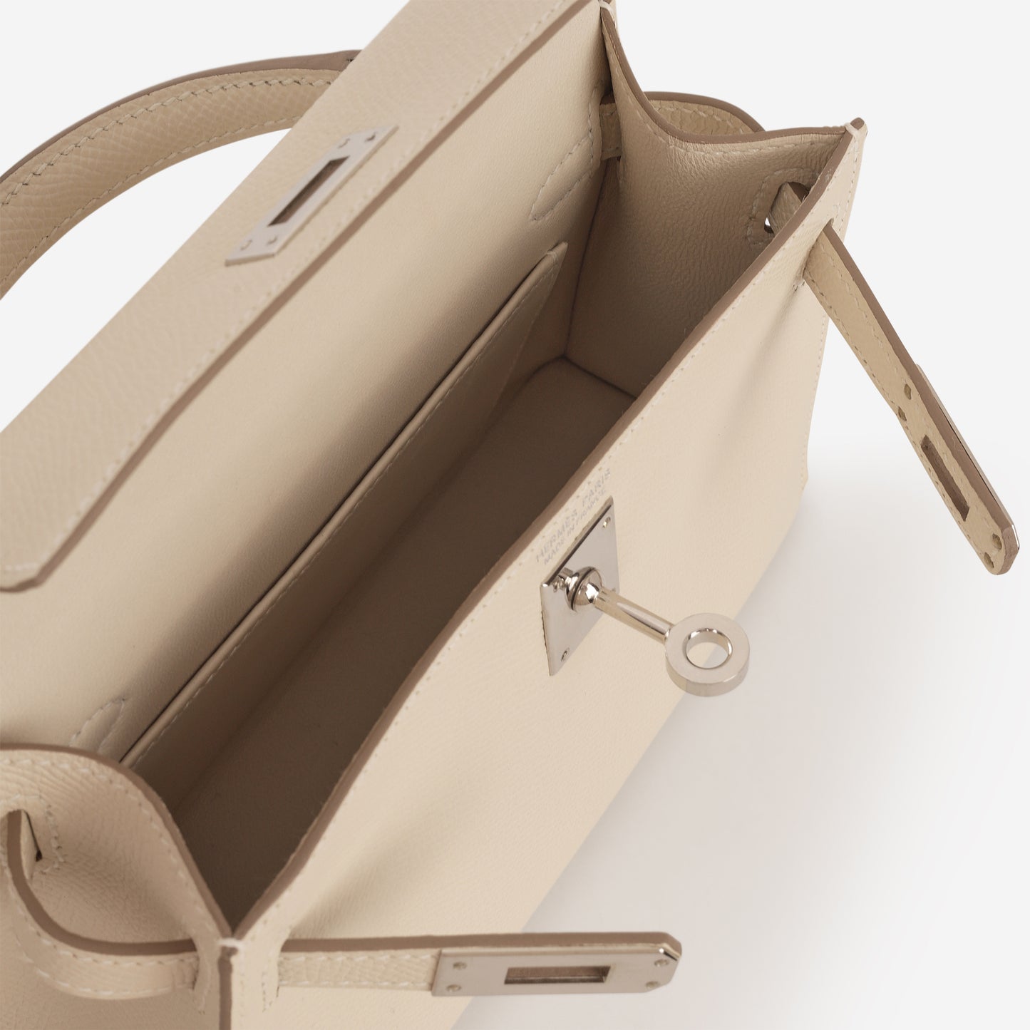 Hermès Mini Kelly 20 - Craie Epsom | Palladium Hardware