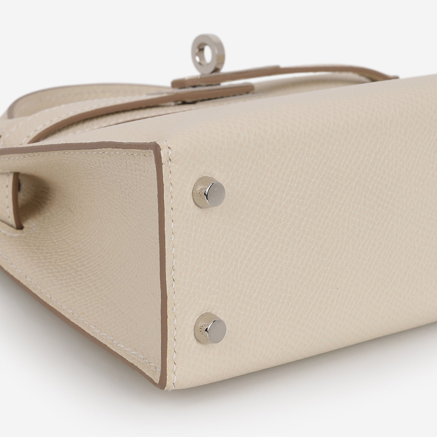 Hermès Mini Kelly 20 - Craie Epsom | Palladium Hardware