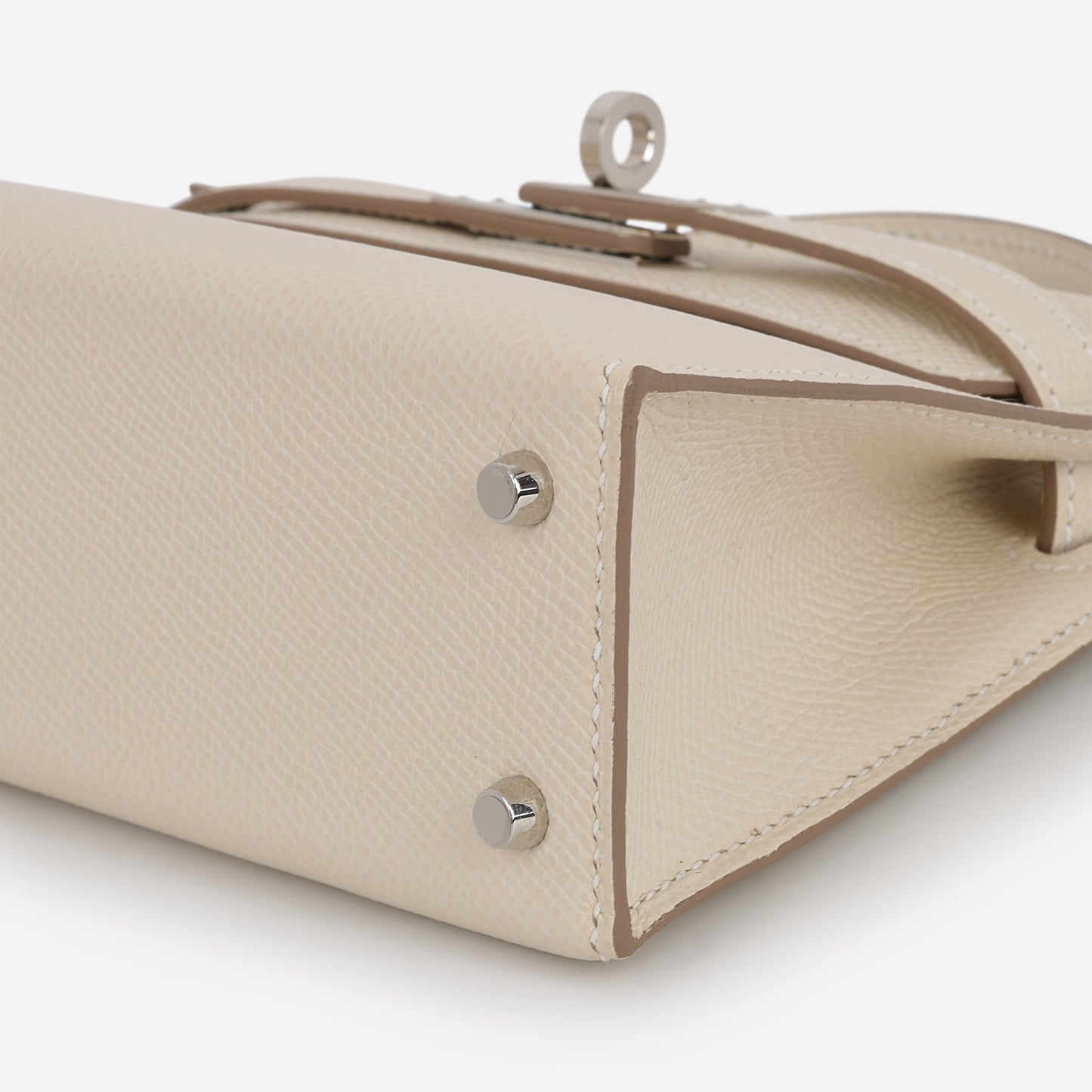 Hermès Mini Kelly 20 - Craie Epsom | Palladium Hardware
