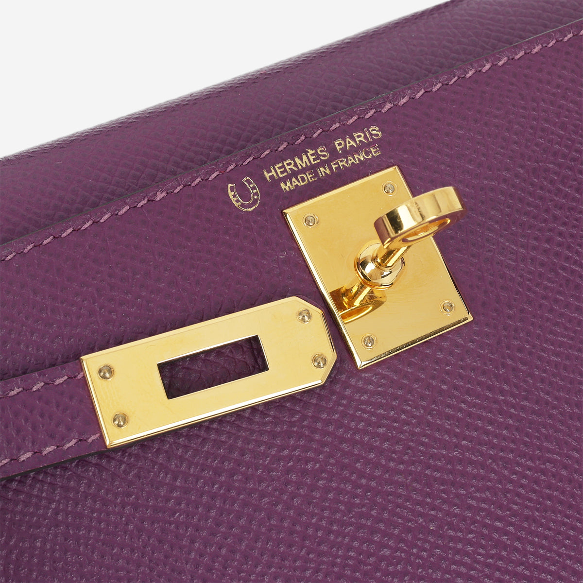 Hermès HSS Mini Kelly 20 - Anemone Epsom / Rose Mexico Interior | Gold Hardware