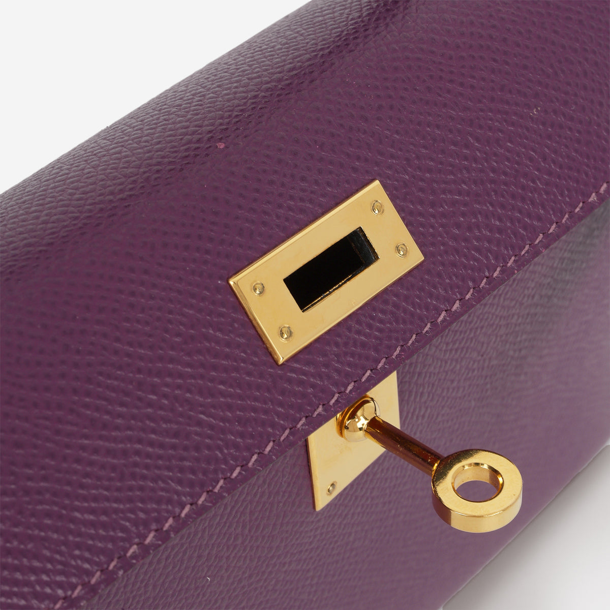 Hermès HSS Mini Kelly 20 - Anemone Epsom / Rose Mexico Interior | Gold Hardware