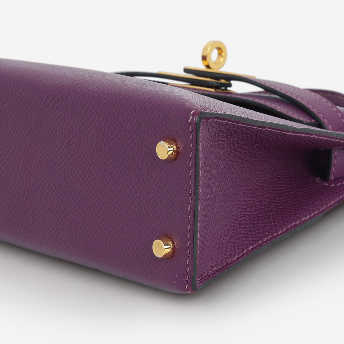 Hermès HSS Mini Kelly 20 - Anemone Epsom / Rose Mexico Interior | Gold Hardware
