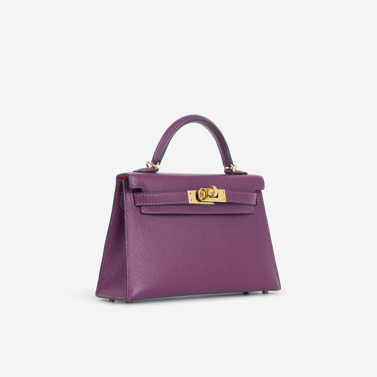 Hermès HSS Mini Kelly 20 - Anemone Epsom / Rose Mexico Interior | Gold Hardware