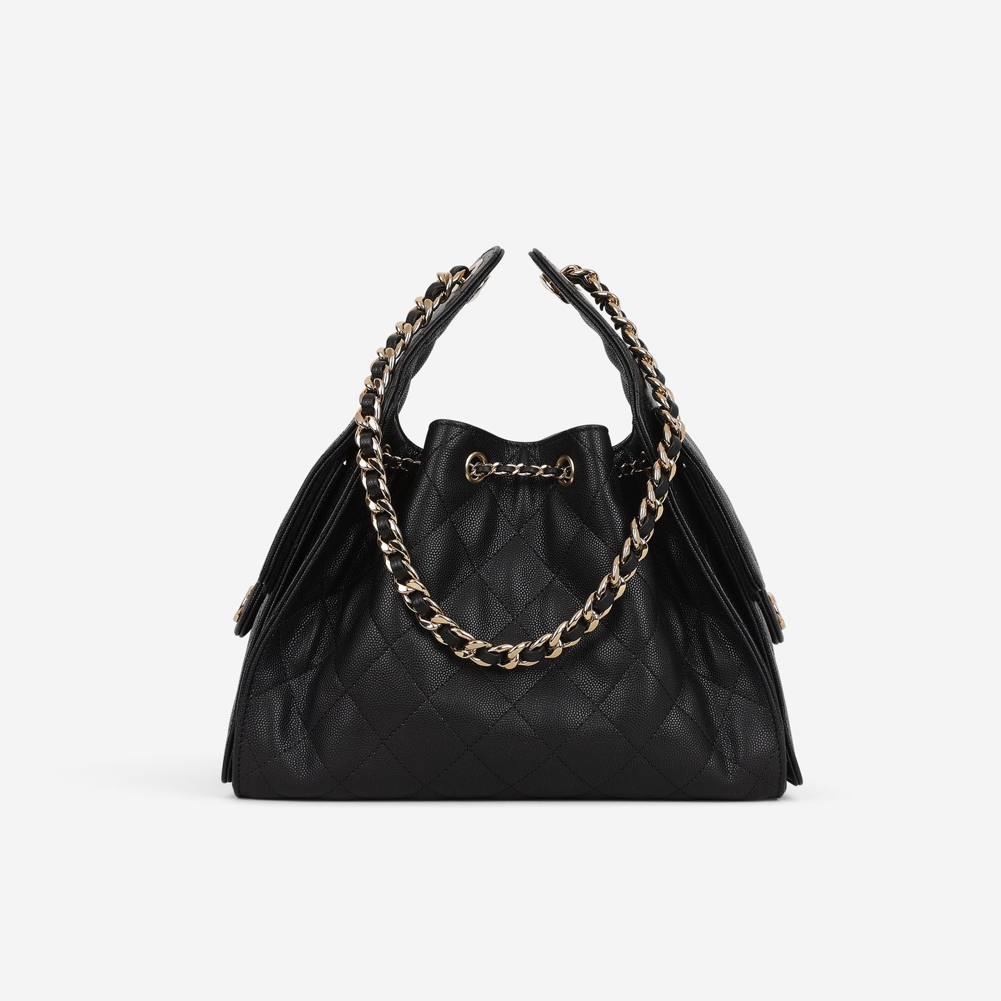 Chanel Small 25 Hobo - Black Caviar | Polished Gold Hardware