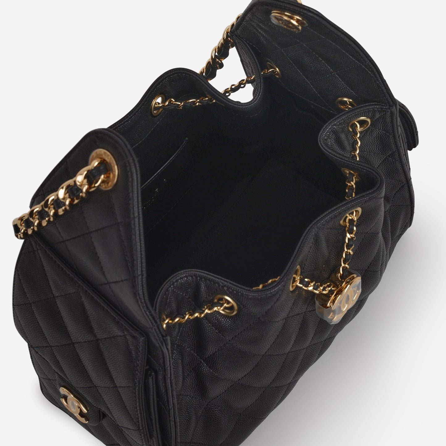 Chanel Small 25 Hobo - Black Caviar | Polished Gold Hardware