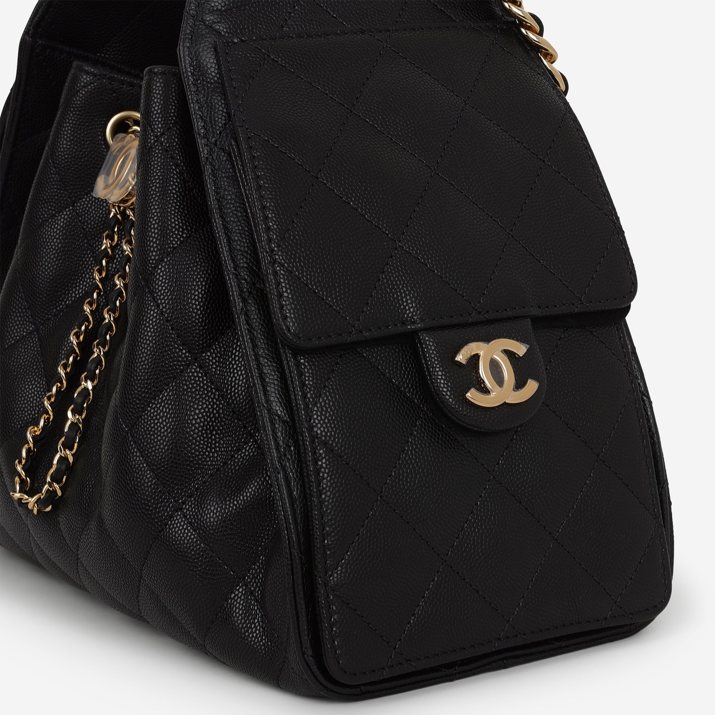Chanel Small 25 Hobo - Black Caviar | Polished Gold Hardware