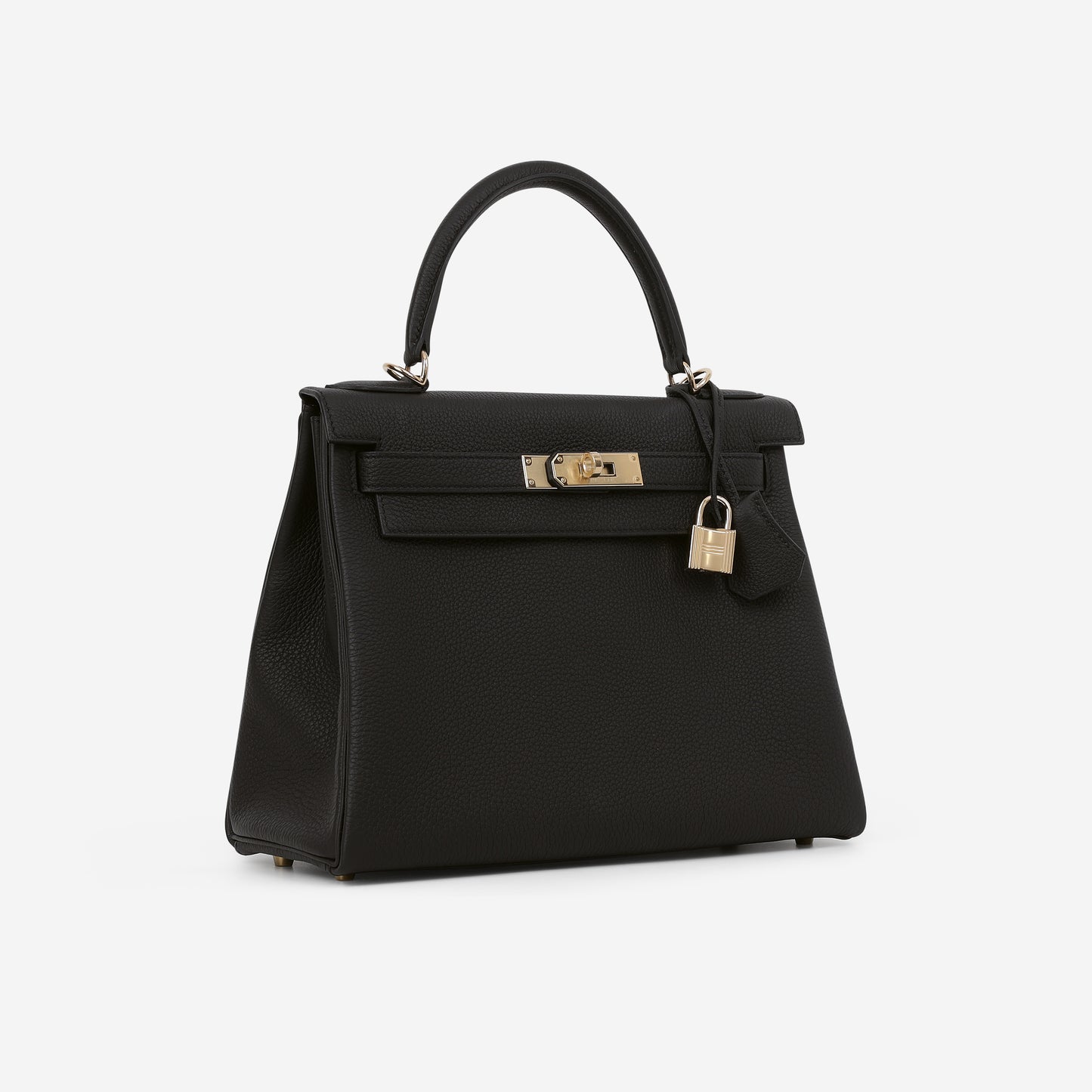 Hermès Kelly 28 - Black Togo | Permabrass Hardware