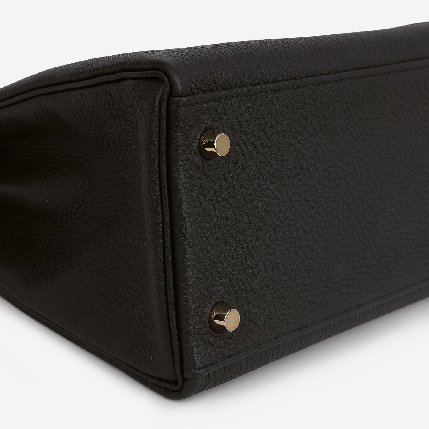 Hermès Kelly 28 - Black Togo | Permabrass Hardware