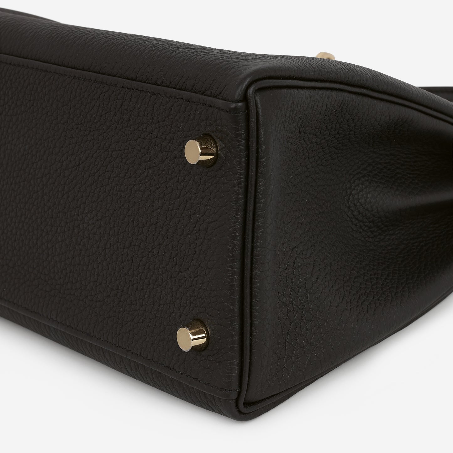 Hermès Kelly 28 - Black Togo | Permabrass Hardware