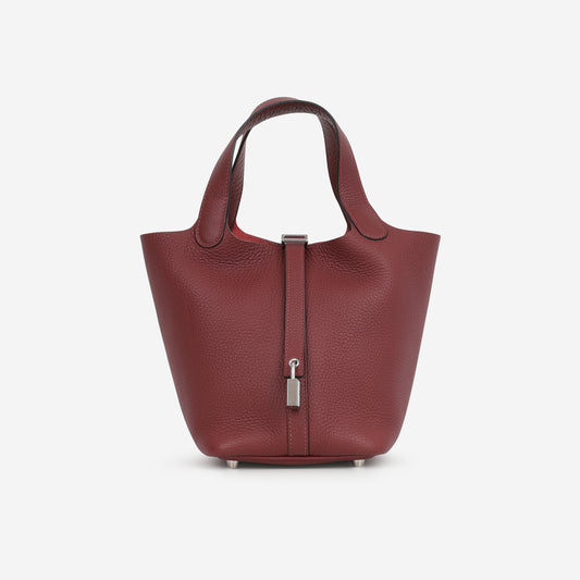 Hermès Picotin 18 - Rouge H Clemence | Palladium Hardware