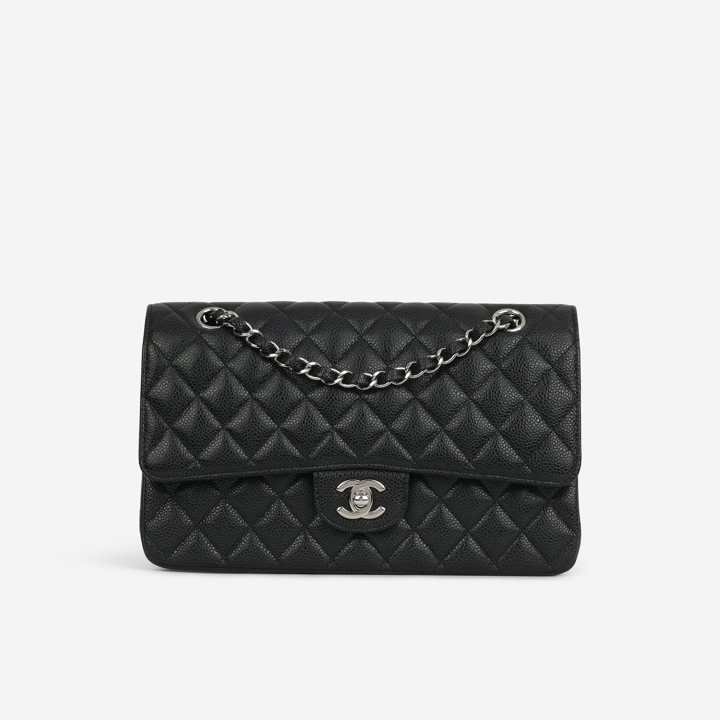 Chanel Medium Classic Flap - Black Caviar | Silver Hardware
