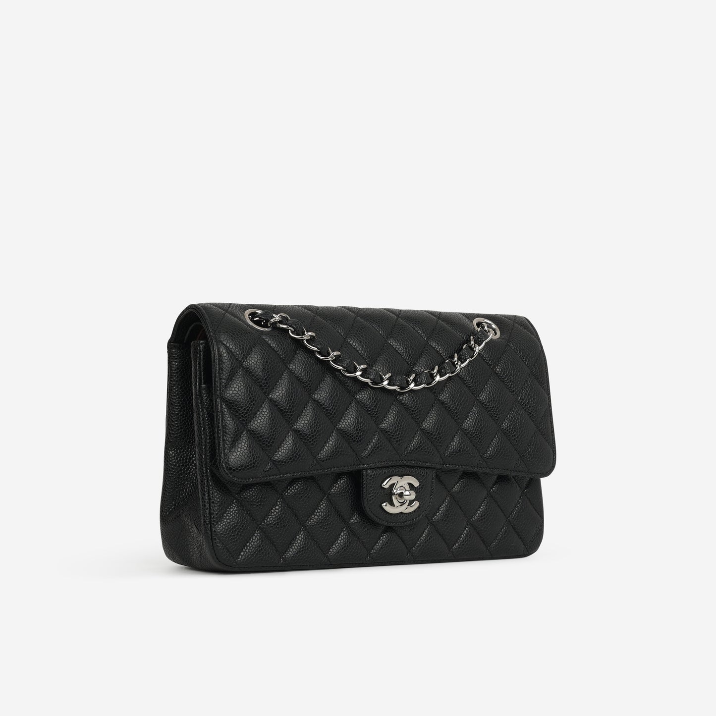 Chanel Medium Classic Flap - Black Caviar | Silver Hardware
