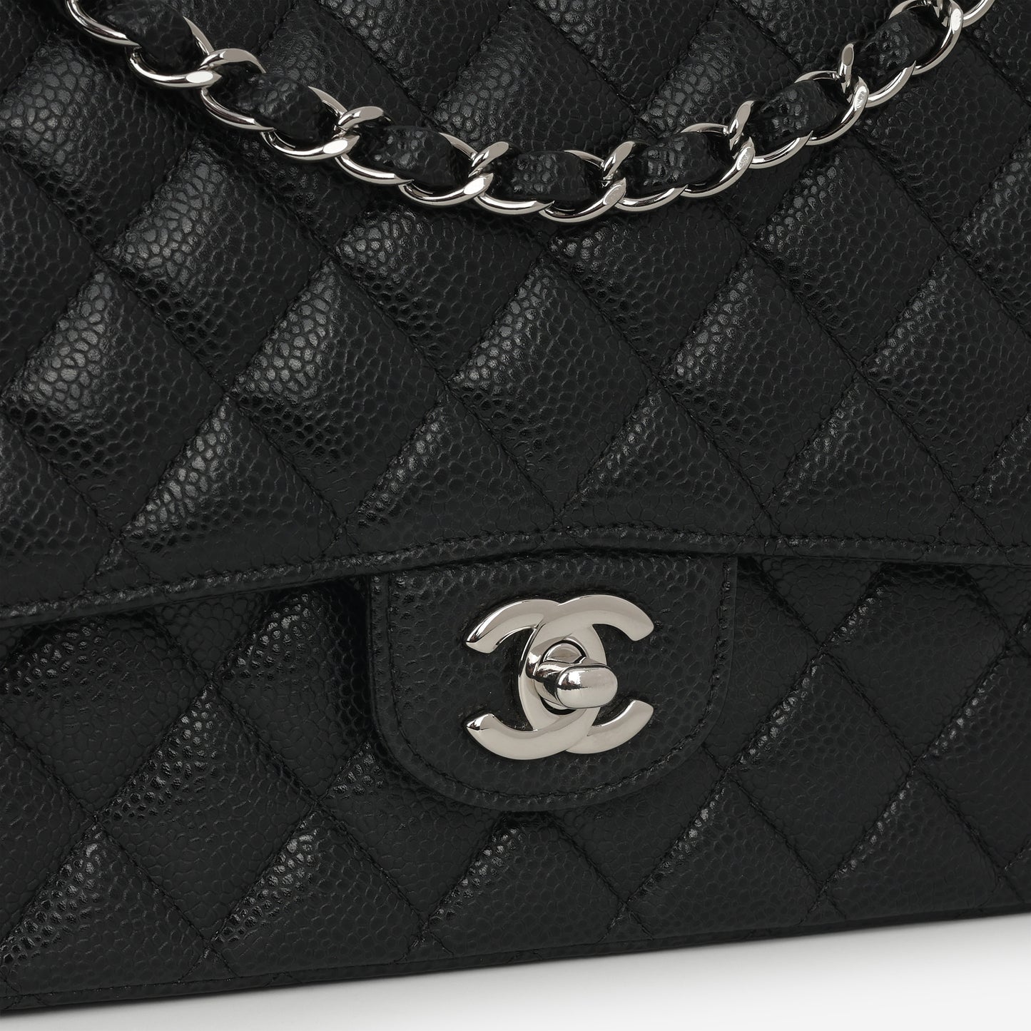 Chanel Medium Classic Flap - Black Caviar | Silver Hardware