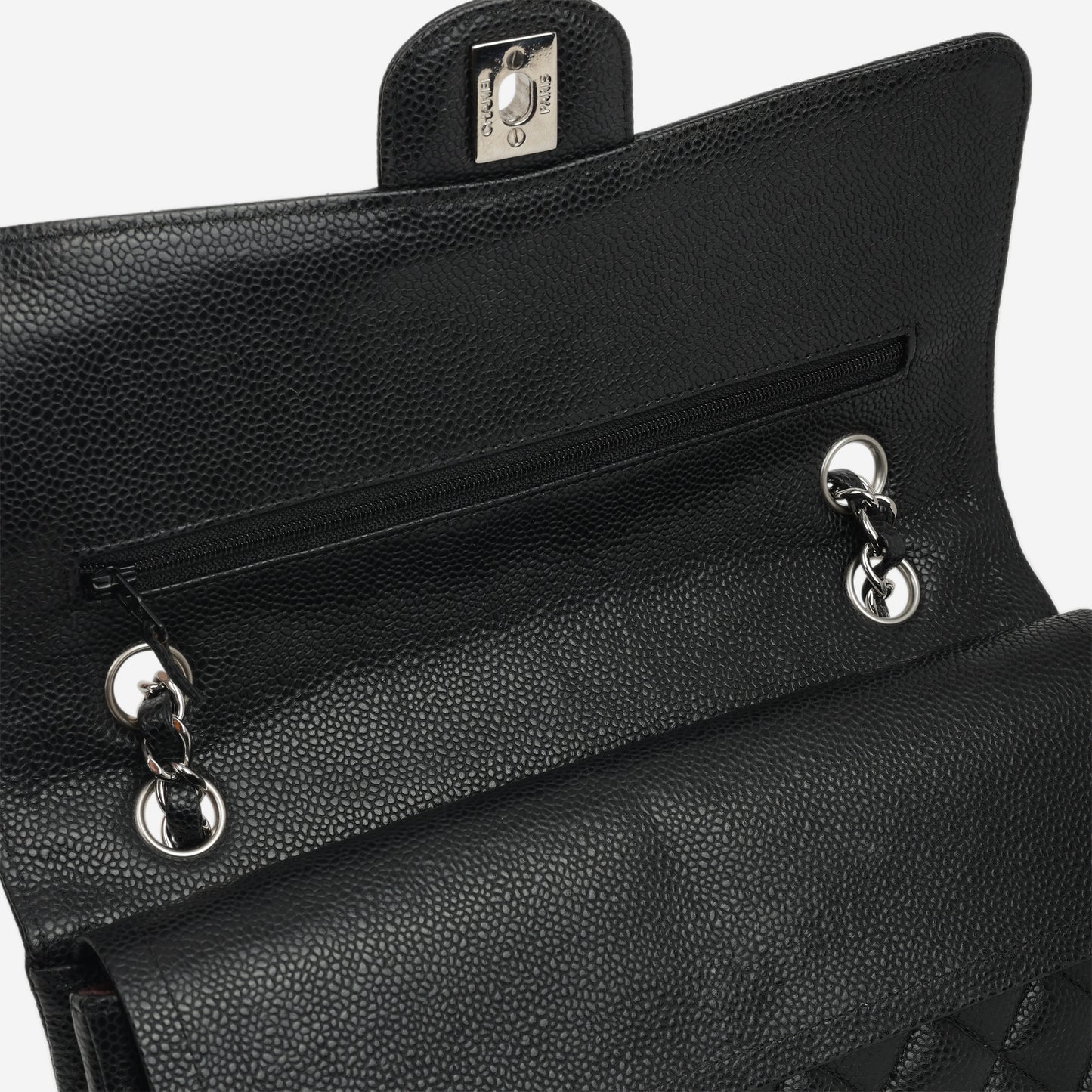 Chanel Medium Classic Flap - Black Caviar | Silver Hardware