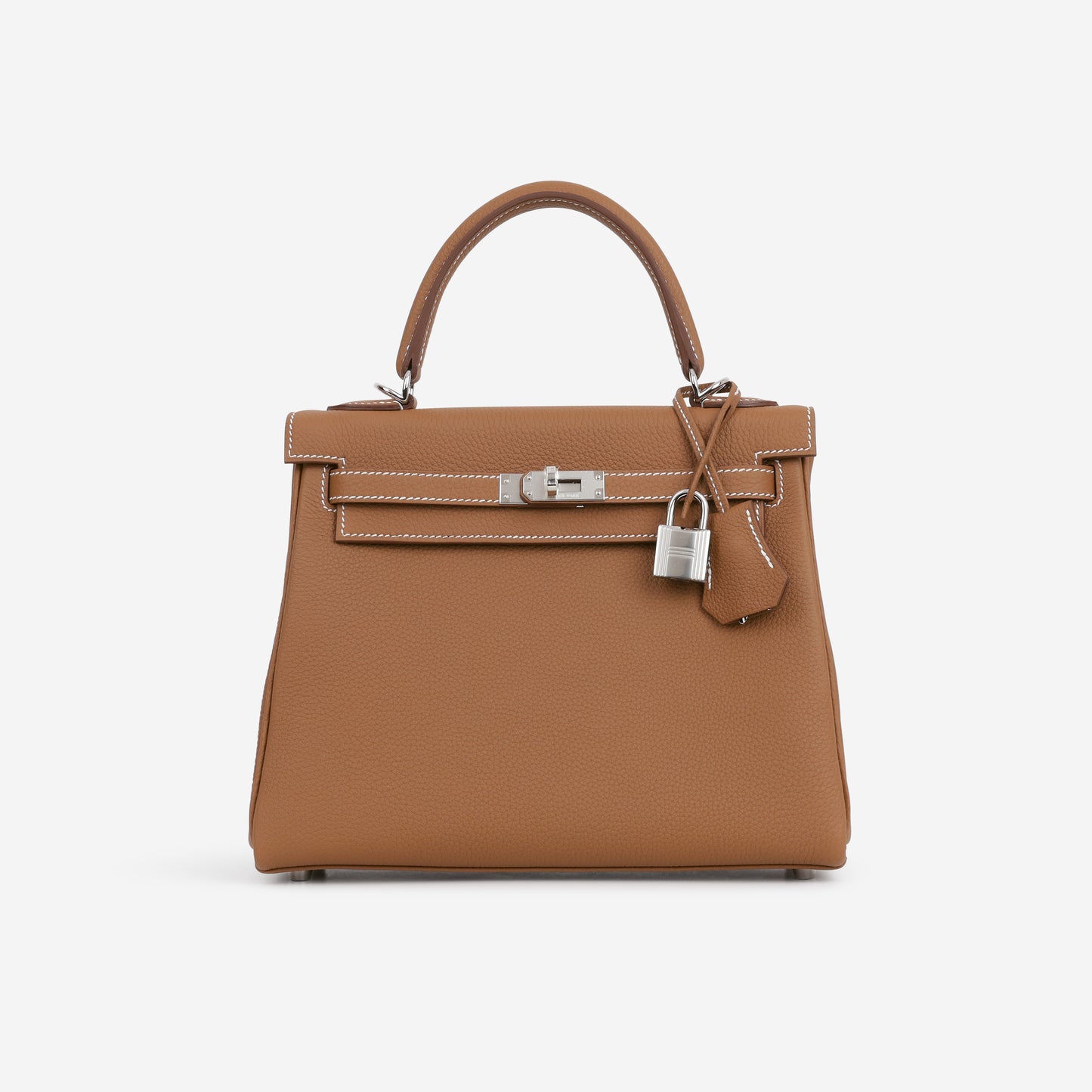 Hermès Kelly 25 - Gold Togo | Palladium Hardware - Bagista