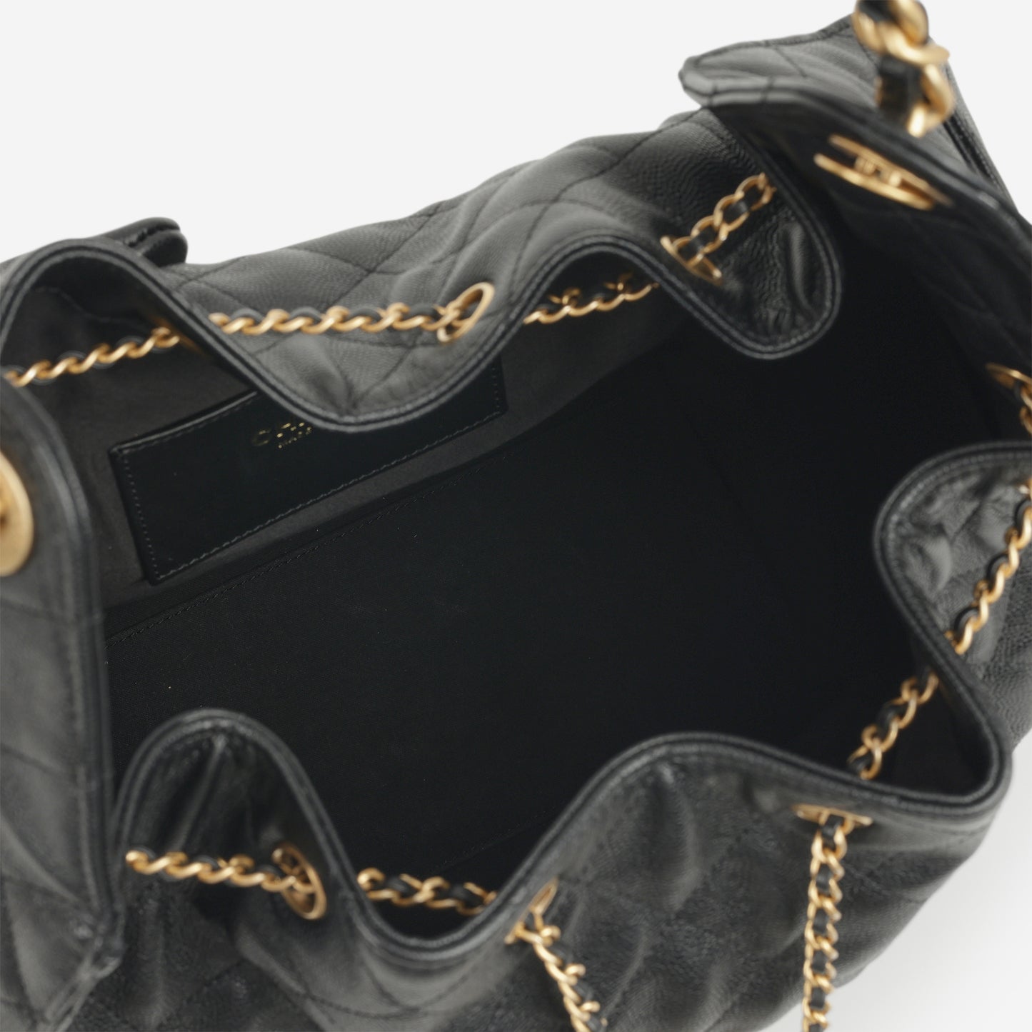 Chanel Medium 25 Hobo Bag - Black Caviar | Aged Gold Hardware