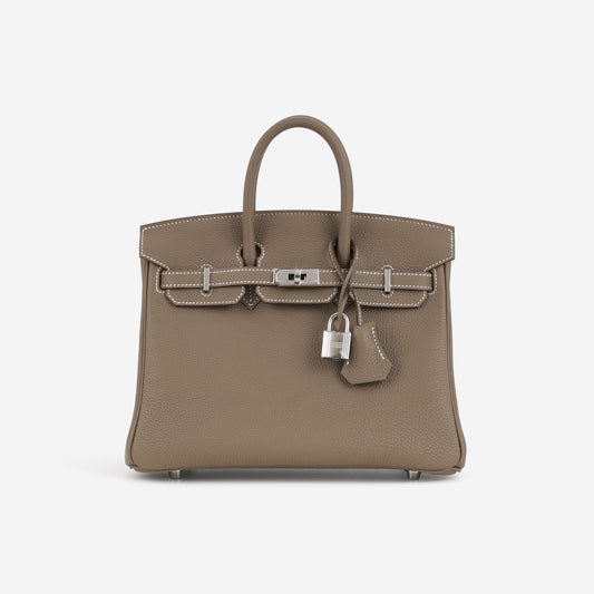 Hermès Birkin 25 - Etoupe Togo | Palladium Hardware
