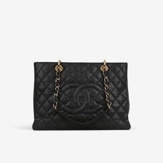 Chanel GST - Black Caviar | Gold Hardware