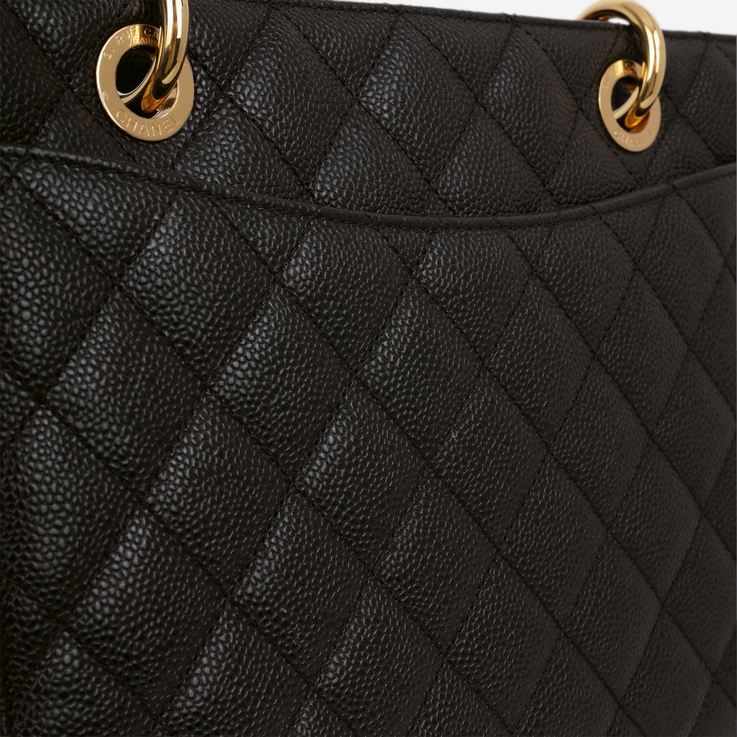 Chanel GST - Black Caviar | Gold Hardware