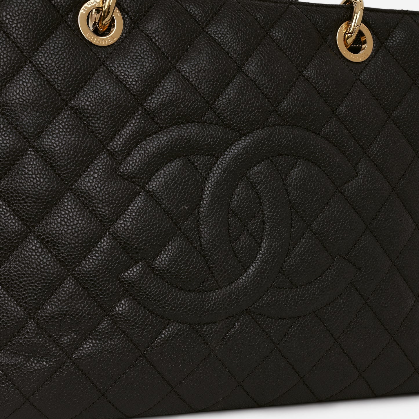 Chanel GST - Black Caviar | Gold Hardware