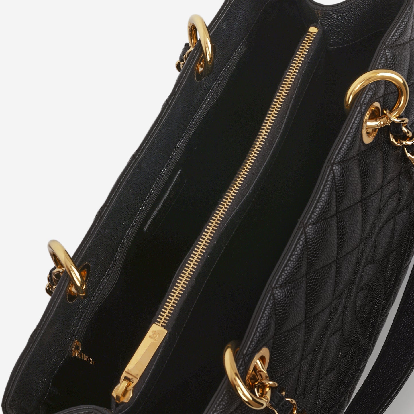 Chanel GST - Black Caviar | Gold Hardware