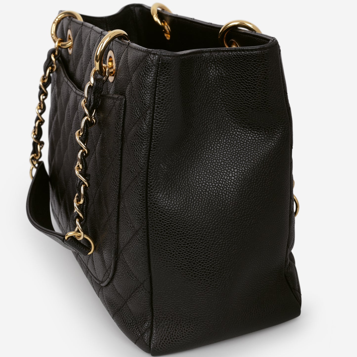 Chanel GST - Black Caviar | Gold Hardware
