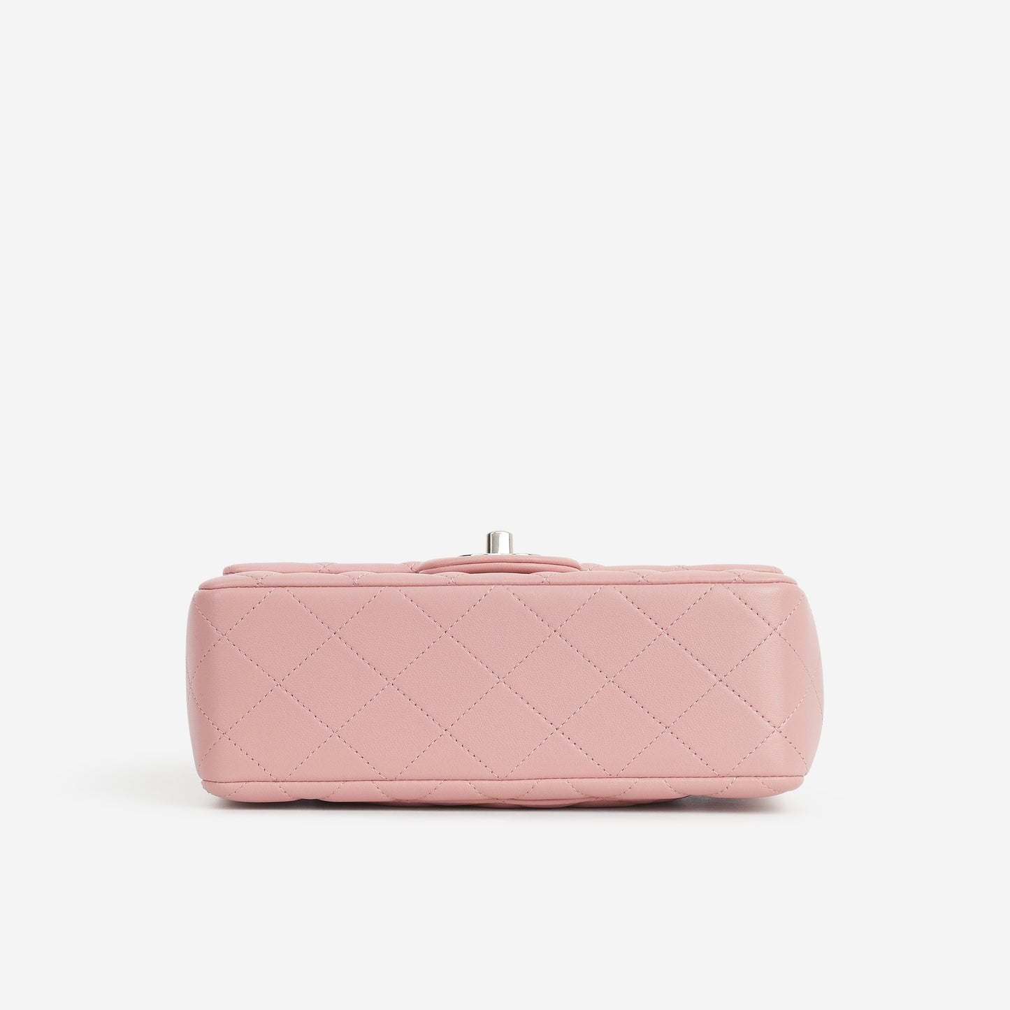 Chanel Mini Flap Rectangular - Pink Lambskin | Champagne Gold Hardware