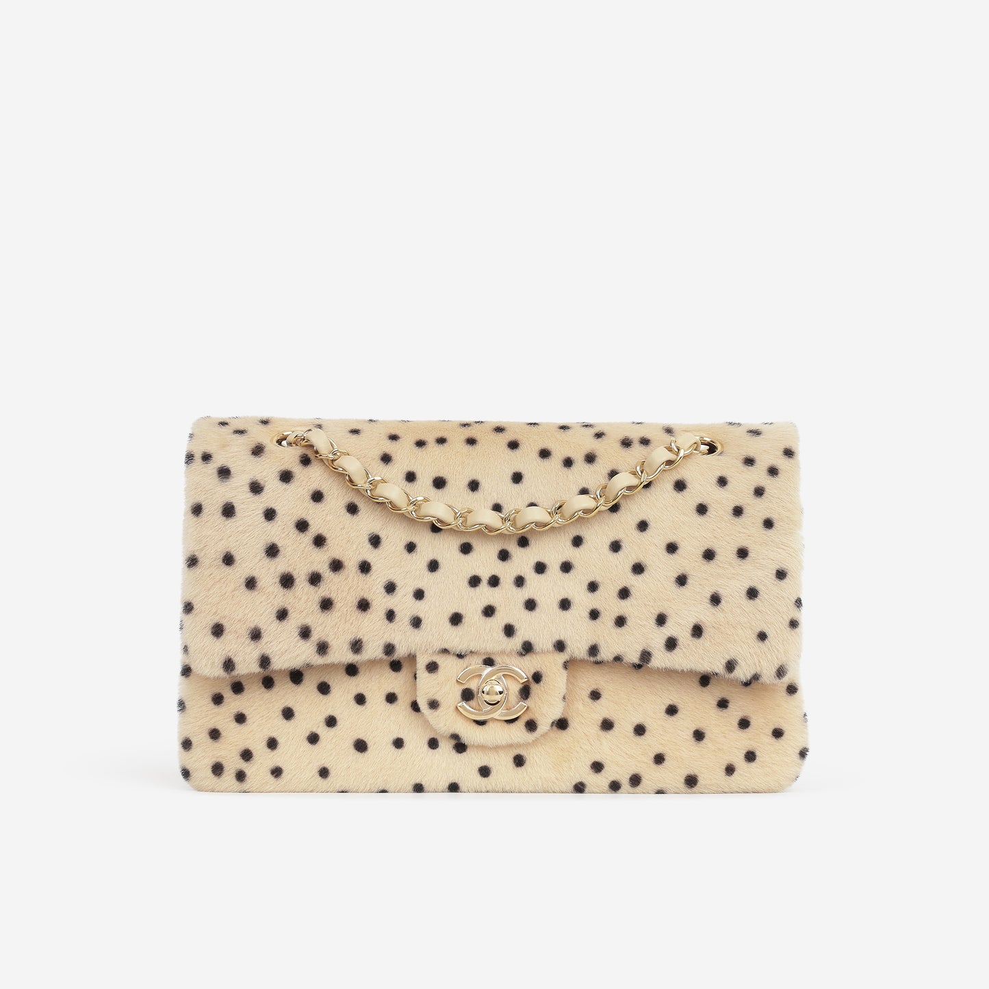 Chanel Métiers d’art 2026 Medium Classic Flap - Dalmatian Pony Hair | Champagne Gold Hardware