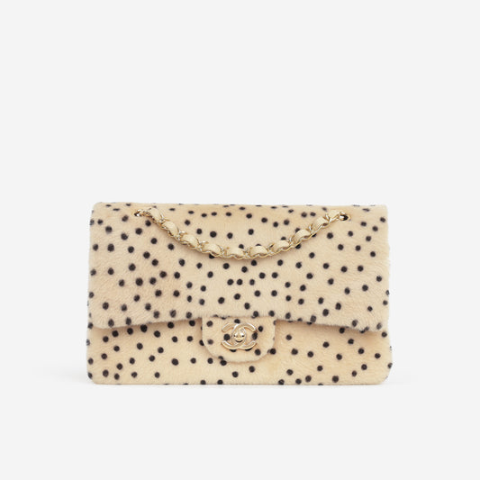 Chanel Métiers d’art 2026 Medium Classic Flap - Dalmatian Pony Hair | Champagne Gold Hardware