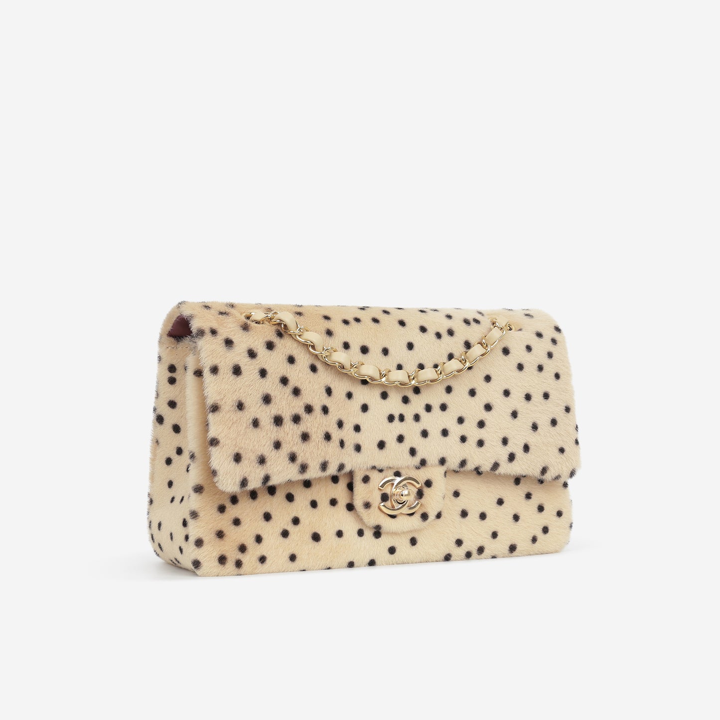 Chanel Métiers d’art 2026 Medium Classic Flap - Dalmatian Pony Hair | Champagne Gold Hardware