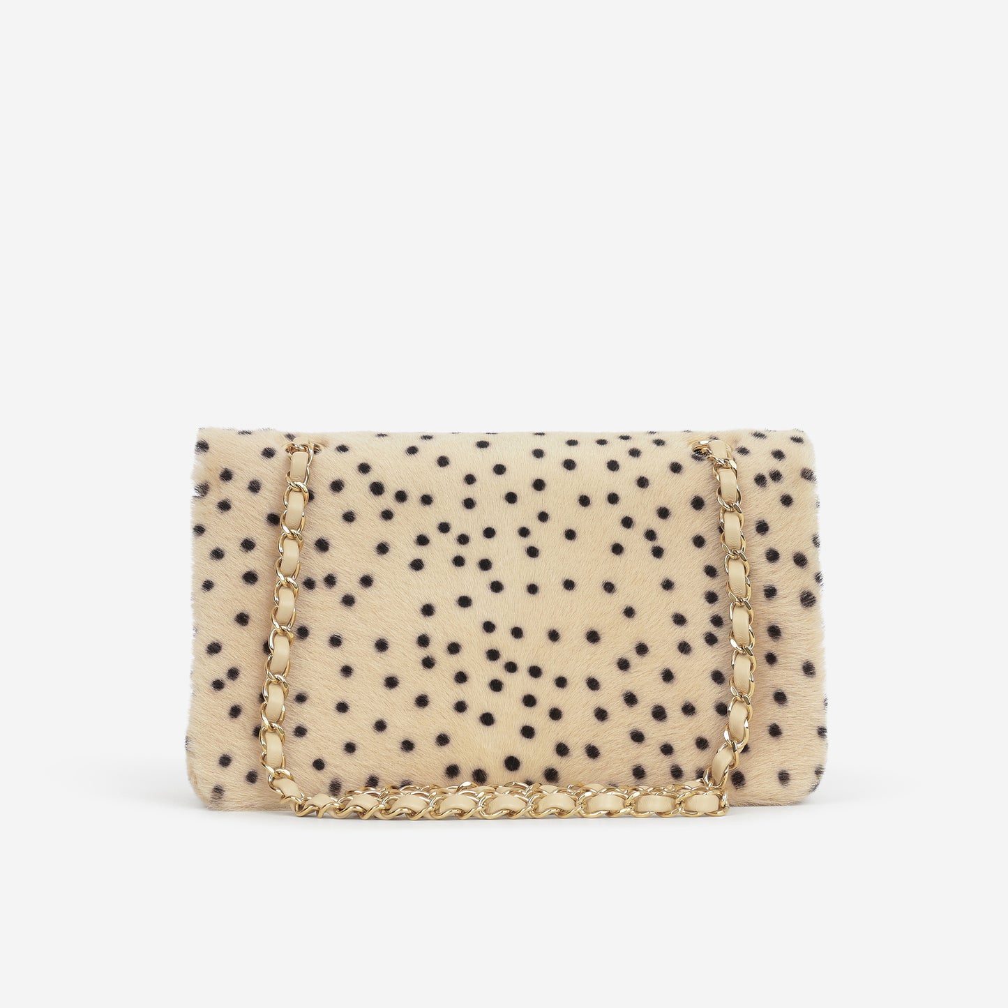 Chanel Métiers d’art 2026 Medium Classic Flap - Dalmatian Pony Hair | Champagne Gold Hardware