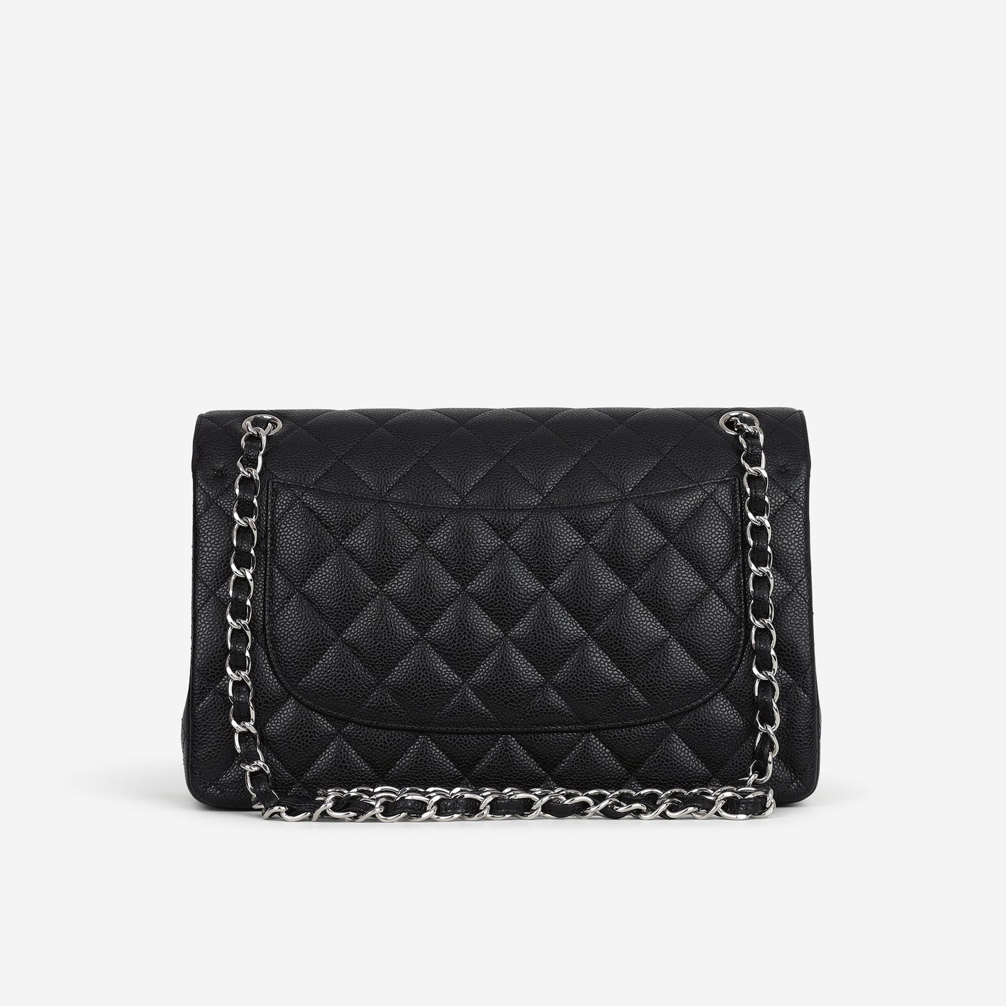 Chanel Jumbo Classic Flap - Black Caviar | Silver Hardware