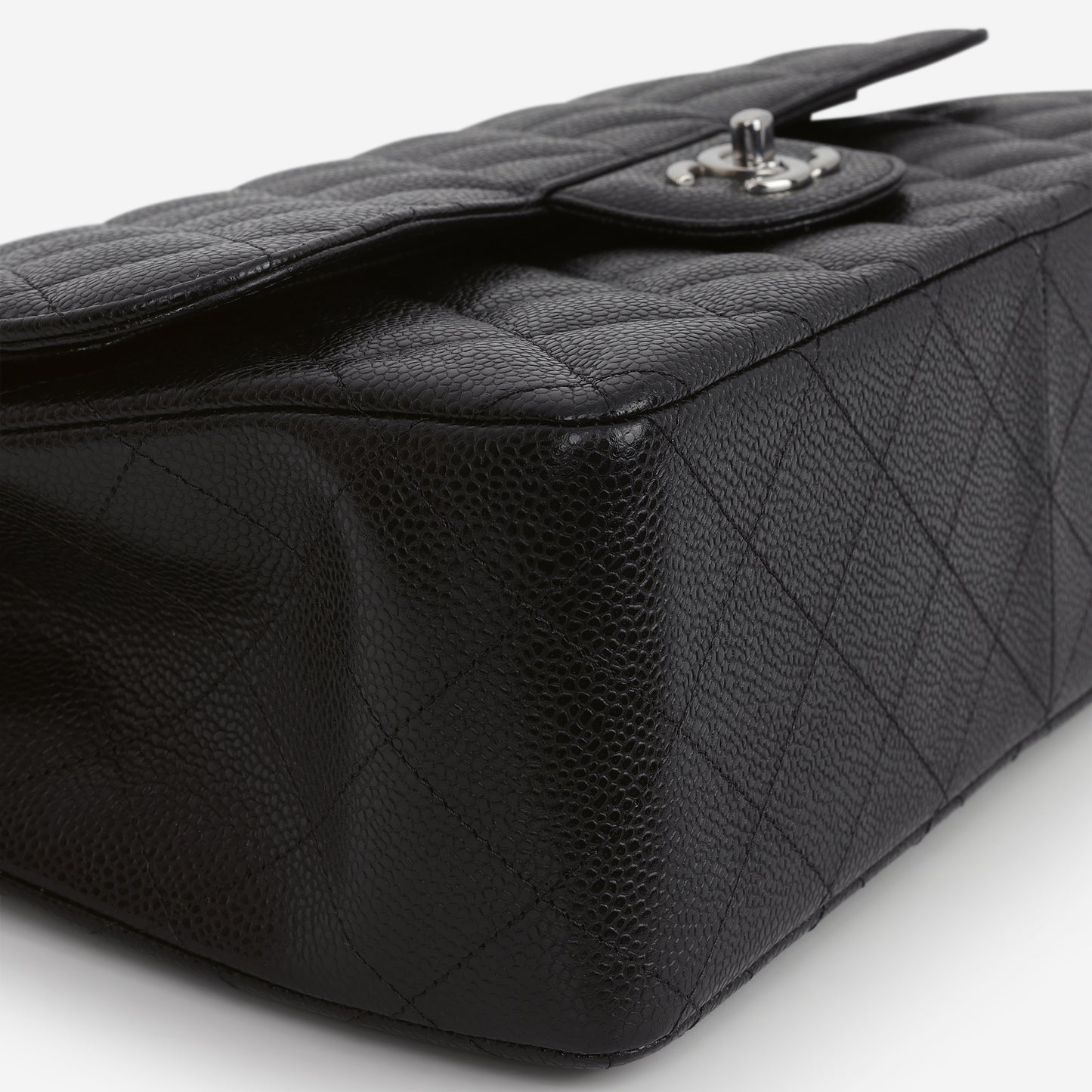 Chanel Jumbo Classic Flap - Black Caviar | Silver Hardware