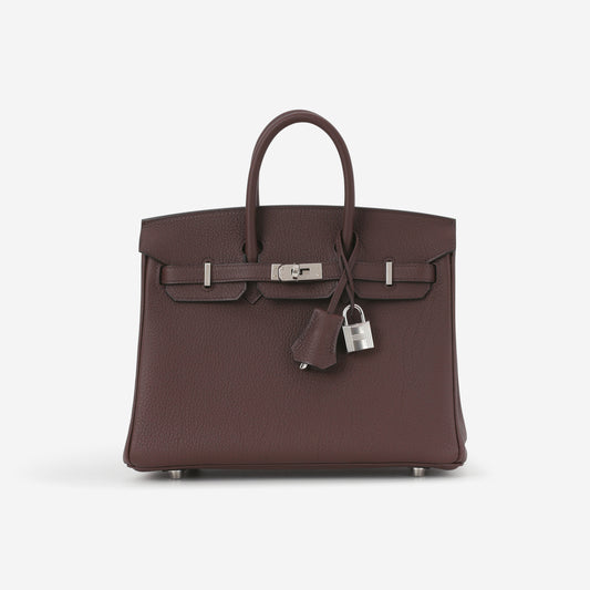 Hermès Birkin 25 - Rouge Sellier Togo | Palladium Hardware