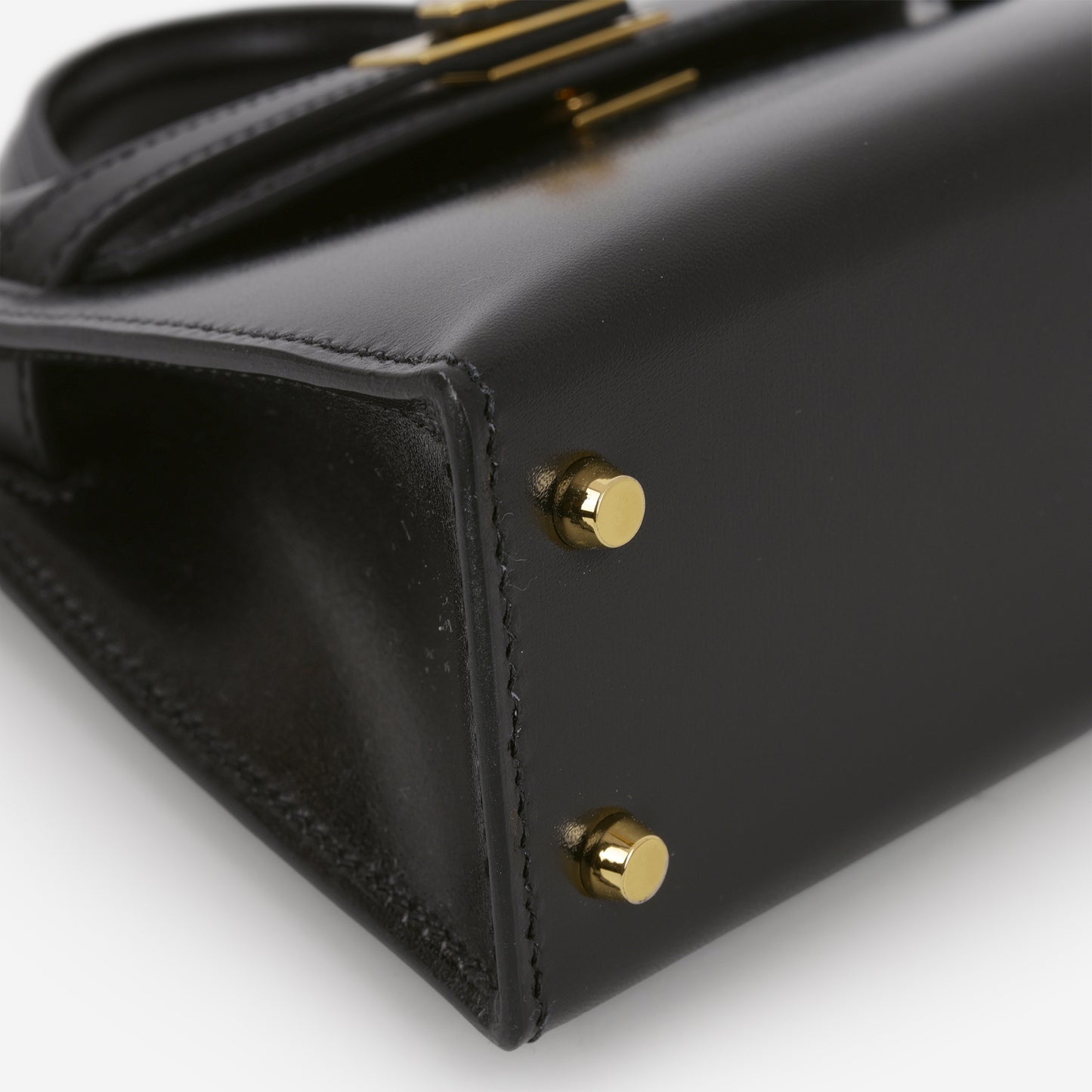 Hermès Mini Kelly 20cm - Black Box Calf | Gold Hardware