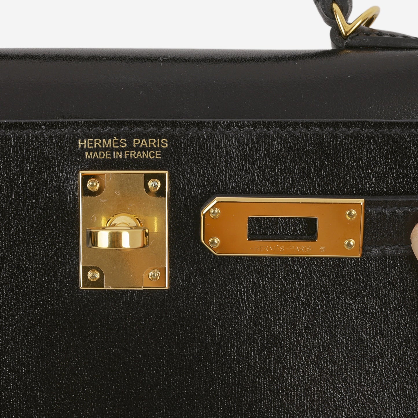 Hermès Mini Kelly 20cm - Black Box Calf | Gold Hardware