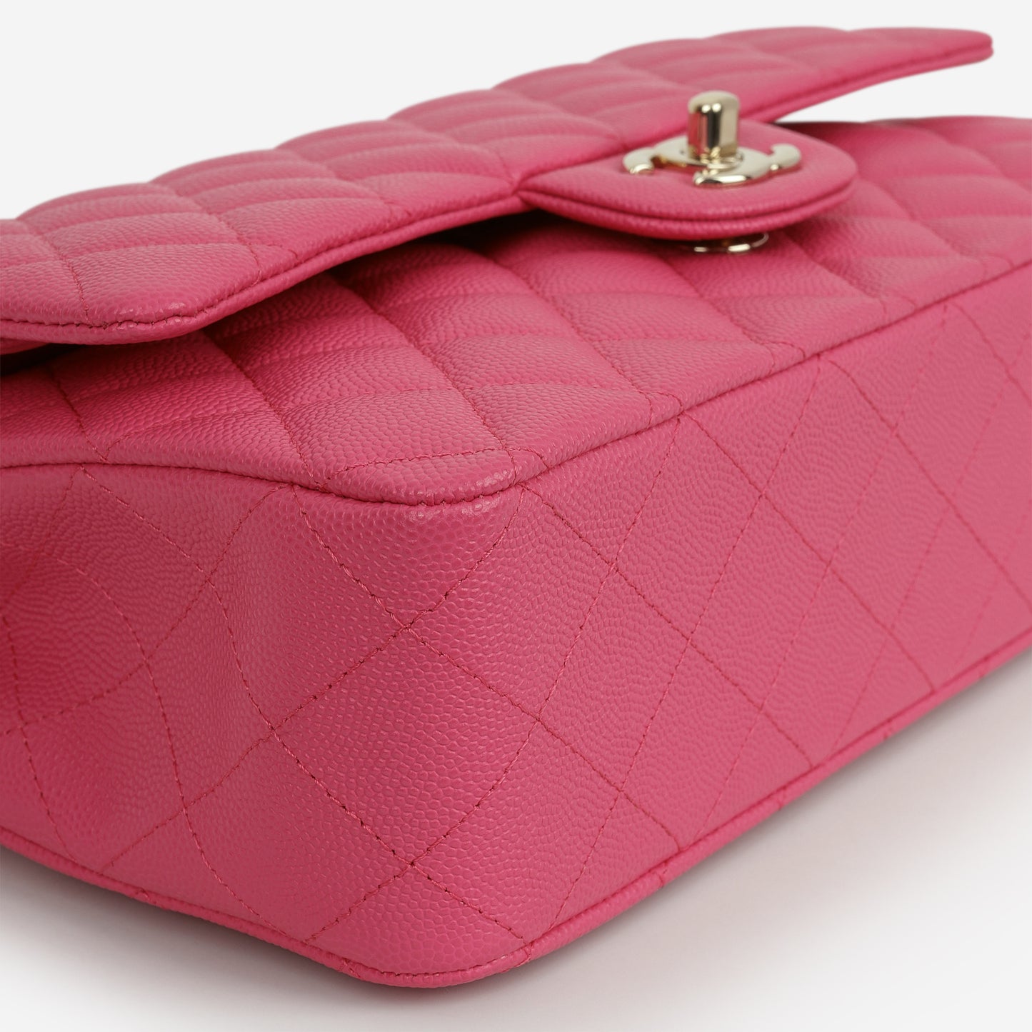 Chanel Medium Classic Flap - Hot Pink Caviar | Champagne Gold Hardware